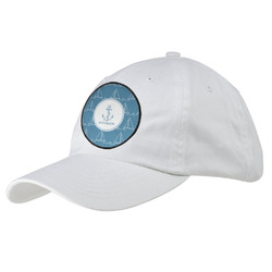 Rope Sail Boats Baseball Cap - White (Personalized)