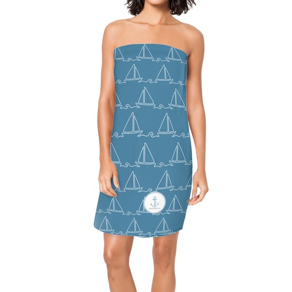 Custom Rope Sail Boats Spa / Bath Wrap (Personalized)