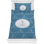 Rope Sail Boats Comforter Set - Twin (Personalized)