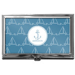 Rope Sail Boats Business Card Case