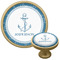 Rope Sail Boats Cabinet Knob - Gold (Personalized)