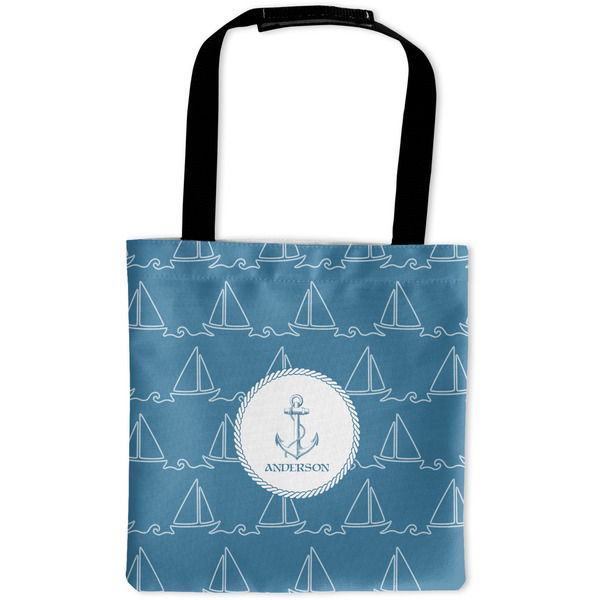 Custom Rope Sail Boats Auto Back Seat Organizer Bag (Personalized)