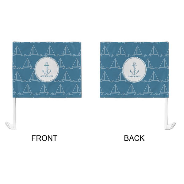 Rope Sail Boats Car Flag - Large - APPROVAL