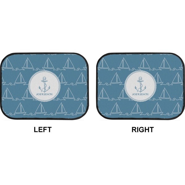 Rope Sail Boats Car Floor Mats (Back Seat) (Approval)