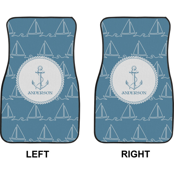Rope Sail Boats Car Mat Front - Approval