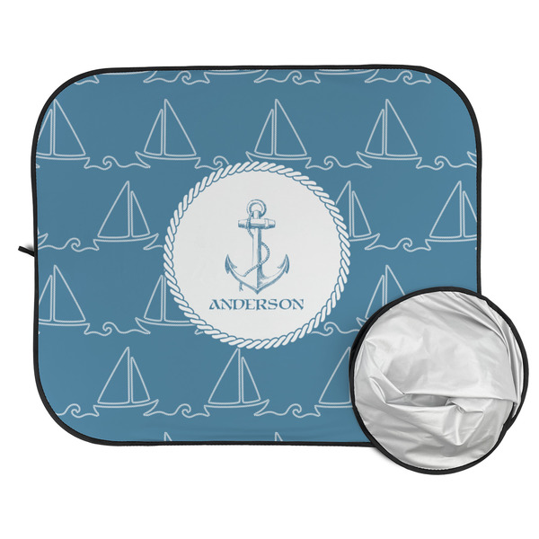 Rope Sail Boats Car Sun Shades - FOLDED & UNFOLDED