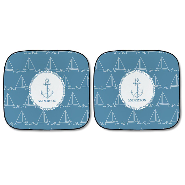 Rope Sail Boats Car Sun Shades - FRONT
