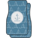 Rope Sail Boats Car Floor Mats (Front Seat) (Personalized)