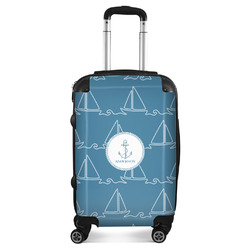 Rope Sail Boats Suitcase - 20" Carry On (Personalized)