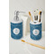 Rope Sail Boats Ceramic Bathroom Accessories - LIFESTYLE (toothbrush holder & soap dispenser)