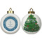 Rope Sail Boats Ceramic Christmas Ornament - X-Mas Tree (APPROVAL)