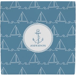 Rope Sail Boats Ceramic Tile Hot Pad (Personalized)