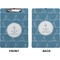 Rope Sail Boats Clipboard (Letter) (Front + Back)