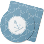 Rope Sail Boats Rubber Backed Coaster (Personalized)