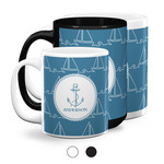 Rope Sail Boats Coffee Mugs (Personalized)
