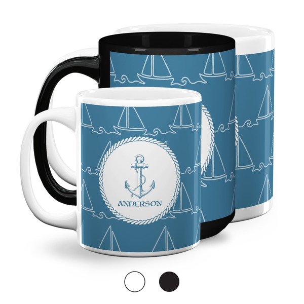 Rope Sail Boats Coffee Mugs Main