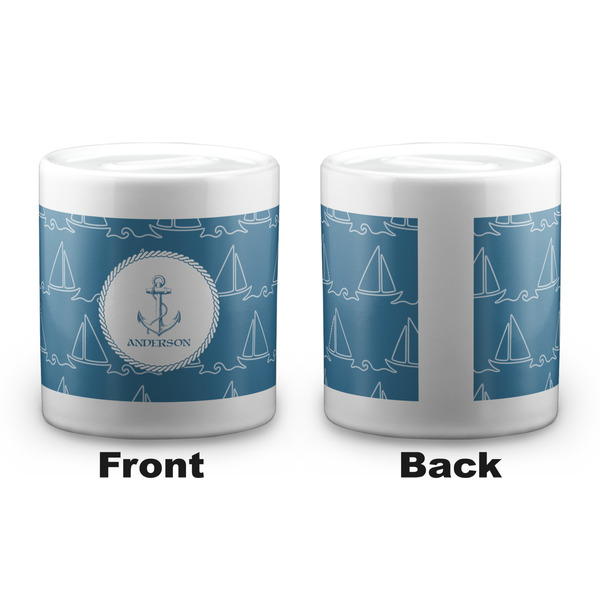 Rope Sail Boats Coin Bank - Apvl