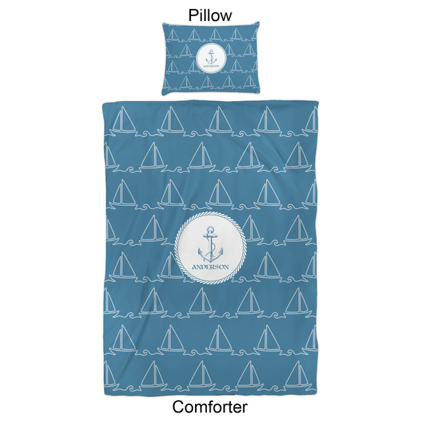 Rope Sail Boats Comforter Set - Twin XL - Approval