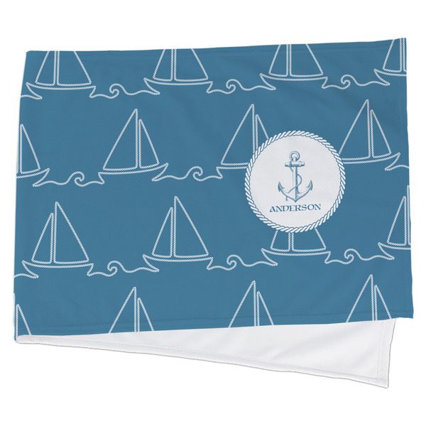 Custom Rope Sail Boats Cooling Towel (Personalized)