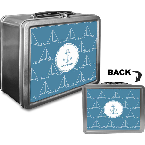 Rope Sail Boats Custom Lunch Box / Tin Approval