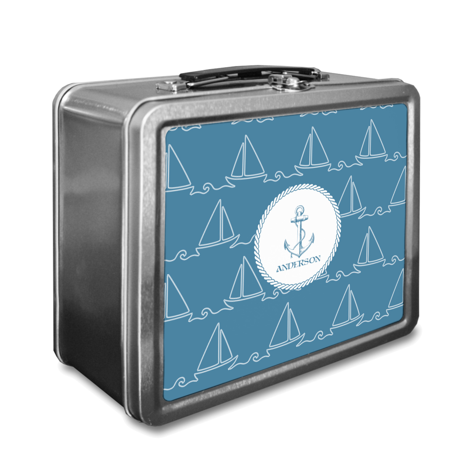 Custom Rope Sail Boats Lunch Box (Personalized) YouCustomizeIt