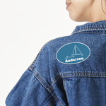 Rope Sail Boats Twill Iron On Patch - Custom Shape - Large (Personalized)