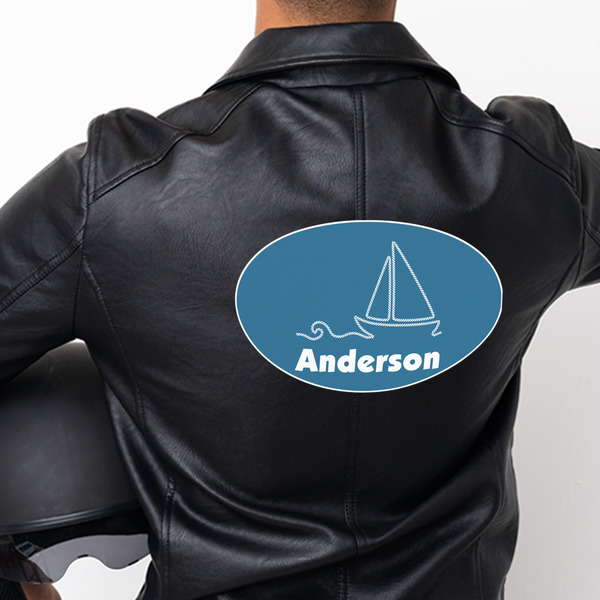 Rope Sail Boats Custom Shape Iron On Patches - XXXL - APPROVAL