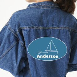 Rope Sail Boats Twill Iron On Patch - Custom Shape - 3XL (Personalized)