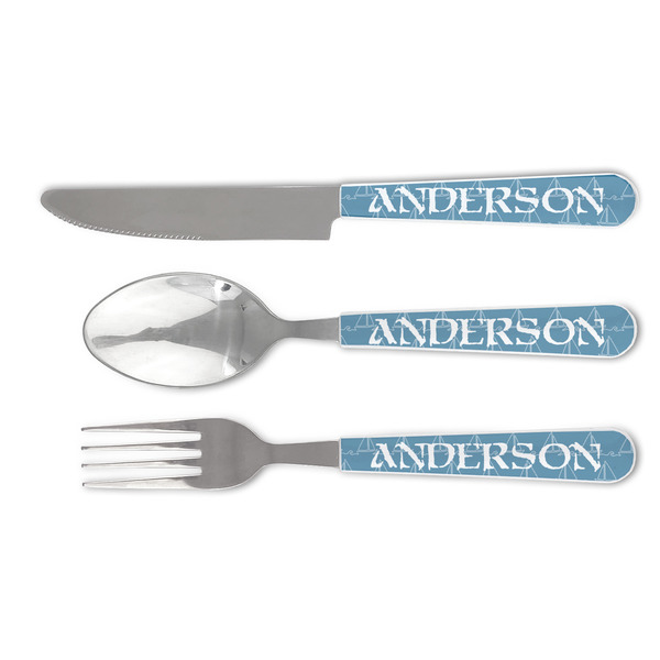 Custom Rope Sail Boats Cutlery Set (Personalized)