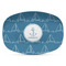 Rope Sail Boats Microwave & Dishwasher Safe CP Plastic Platter - Main