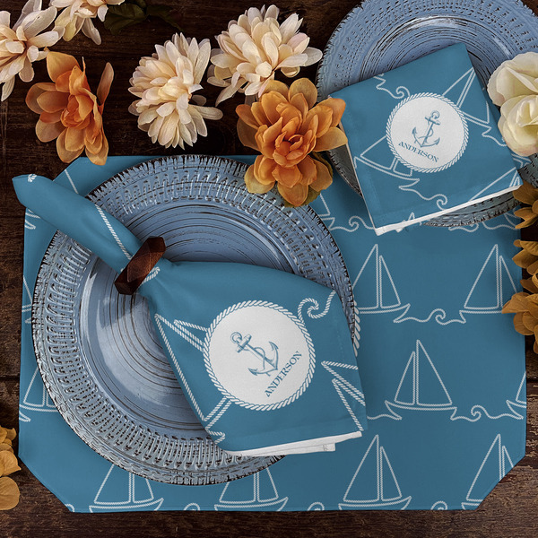 Rope Sail Boats Dining Set