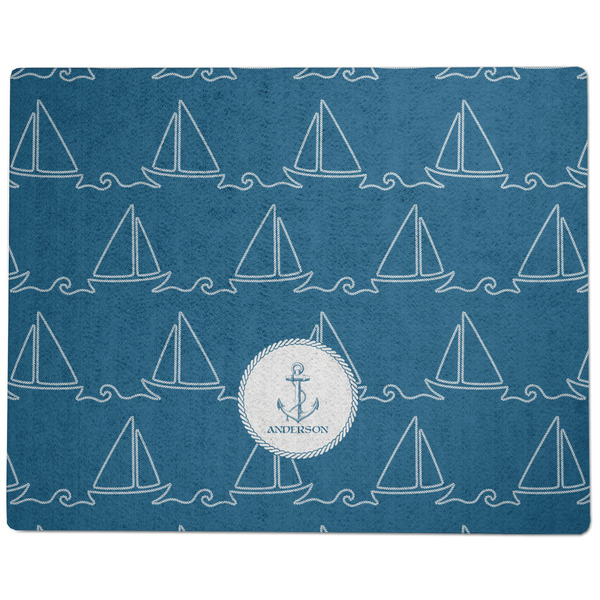Rope Sail Boats Dog Food Mat - Large without Bowls