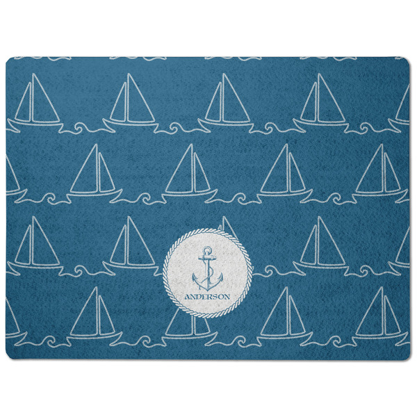 Rope Sail Boats Dog Food Mat - Medium without bowls