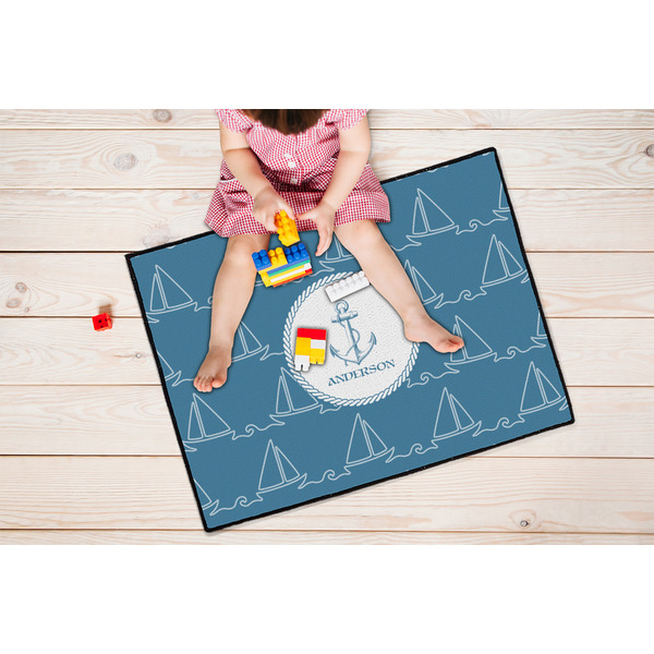 Rope Sail Boats Door Mats - LIFESTYLE kid