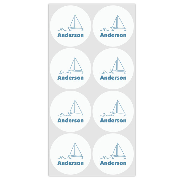 Rope Sail Boats Drink Topper - Medium - Set of 12