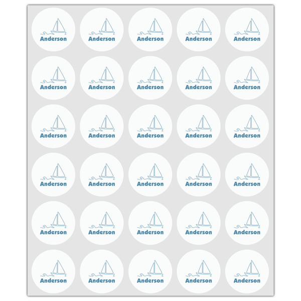 Rope Sail Boats Drink Topper - XSmall - Set of 30