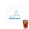Rope Sail Boats Printed Drink Topper - 1.5" (Personalized)