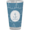 Rope Sail Boats Pint Glass - Full Color - Front View
