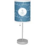 Rope Sail Boats 7" Drum Lamp with Shade (Personalized)