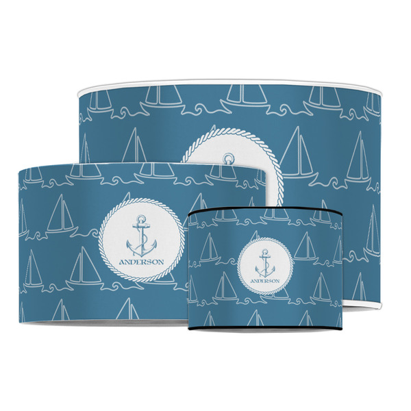 Rope Sail Boats Drum Lampshades - MAIN