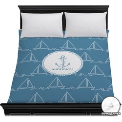 Rope Sail Boats Duvet Cover - Full / Queen (Personalized)