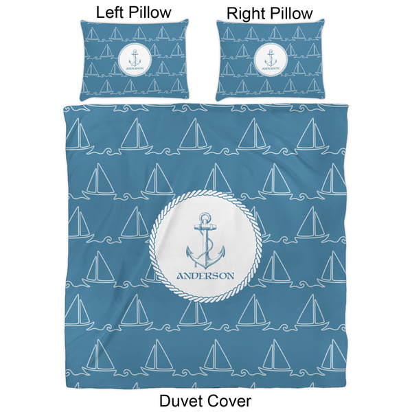 Rope Sail Boats Duvet Cover Set - Queen - Approval