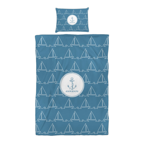 Rope Sail Boats Duvet Cover Set - Twin XL - Alt Approval