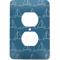 Rope Sail Boats Electric Outlet Plate