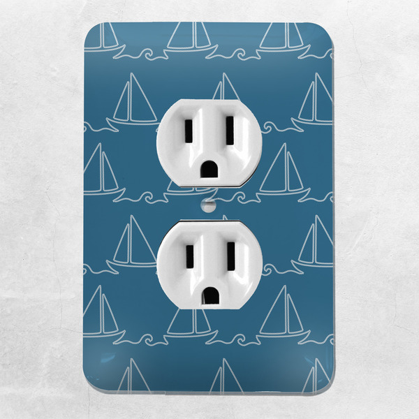 Rope Sail Boats Electric Outlet Plate - LIFESTYLE