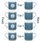 Rope Sail Boats Espresso Cup - 6oz (Double Shot Set of 4) APPROVAL