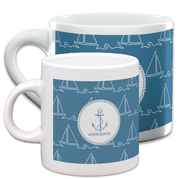 Rope Sail Boats Espresso Mugs - Main Parent