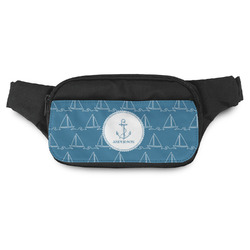 Rope Sail Boats Fanny Pack - Modern Style (Personalized)