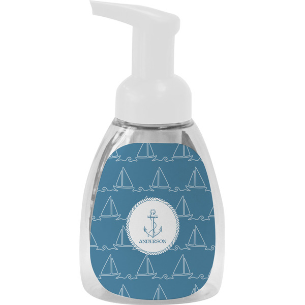 Custom Rope Sail Boats Foam Soap Bottle (Personalized)