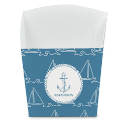 Rope Sail Boats French Fry Favor Boxes (Personalized)